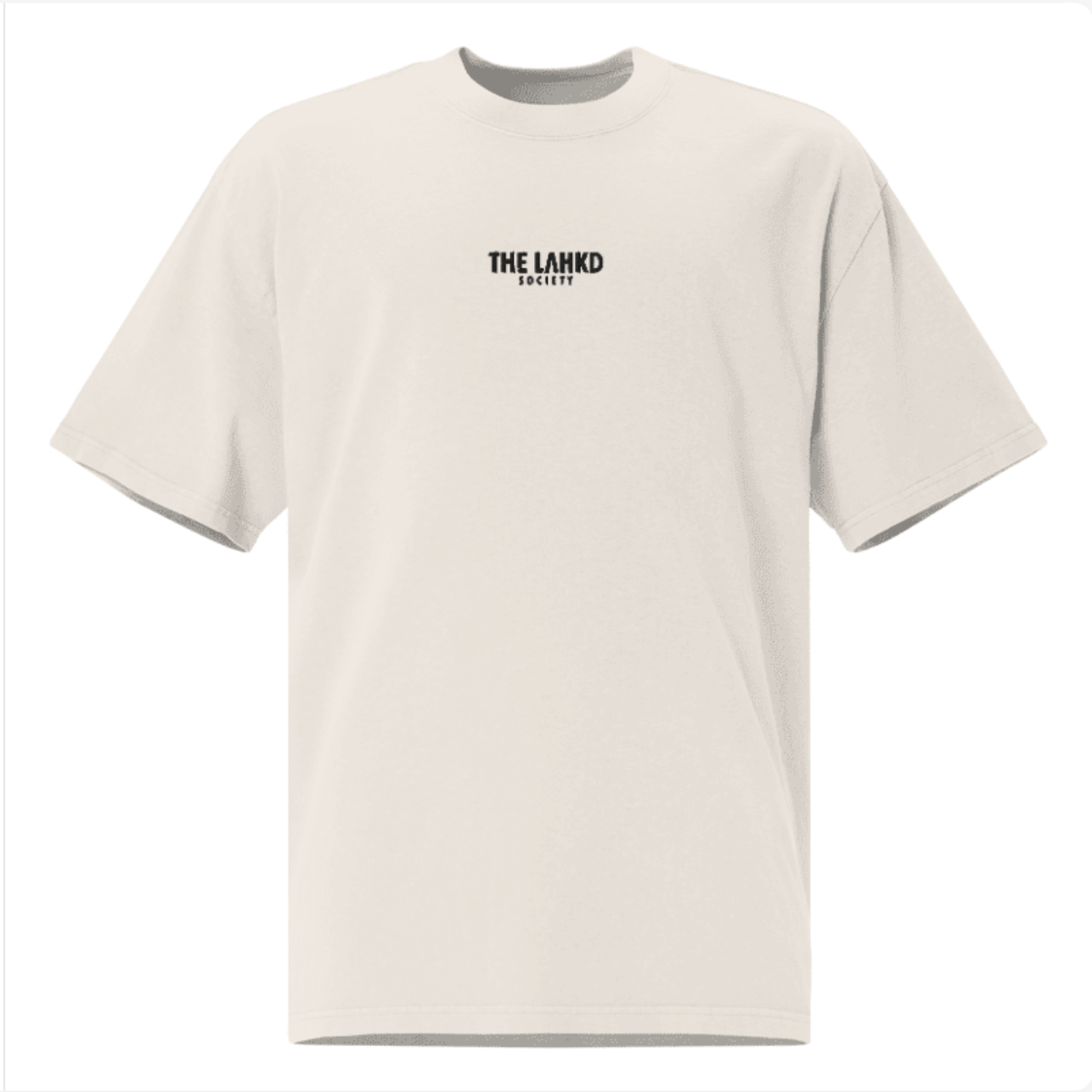 The LAHKD SOCIETY Oversized branded T-Shirt